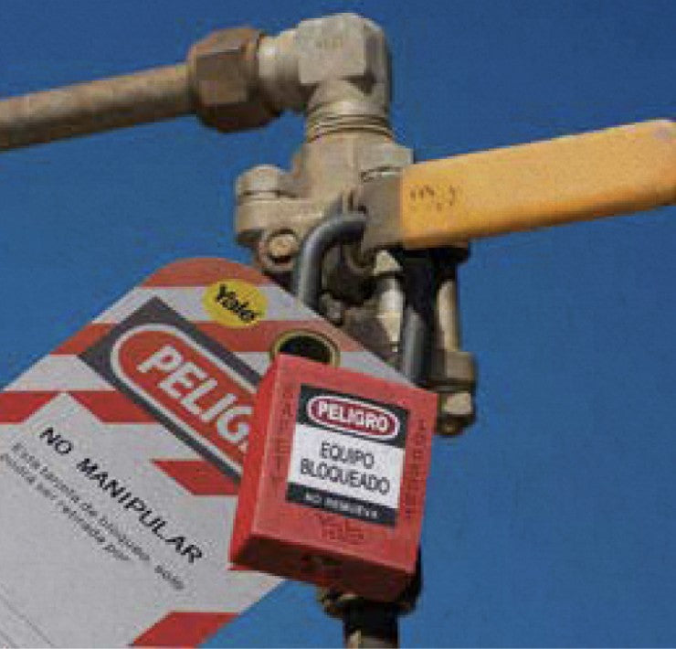 Candado Gancho Nylon Dieléctrico Naranja - Imagen 1