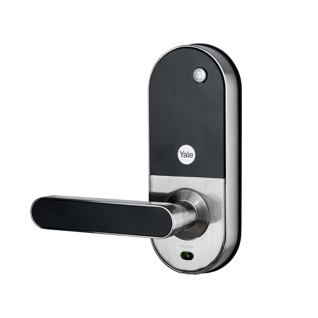 Cerradura Digital Yale YMC420W Silver + Kit Yale Connect - Imagen 5