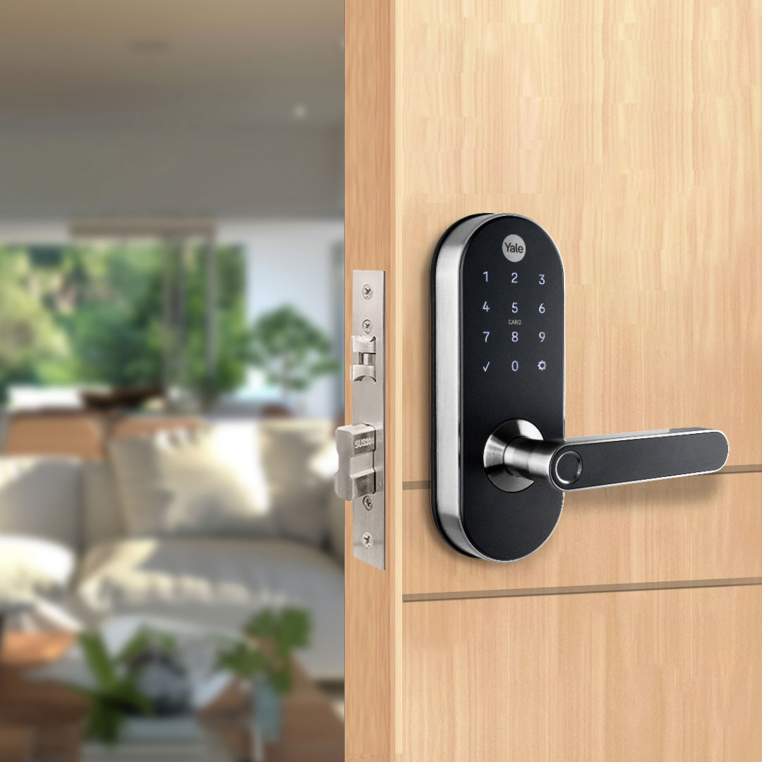 Cerradura Digital Yale YMC420W Silver + Kit Yale Connect - Imagen 2