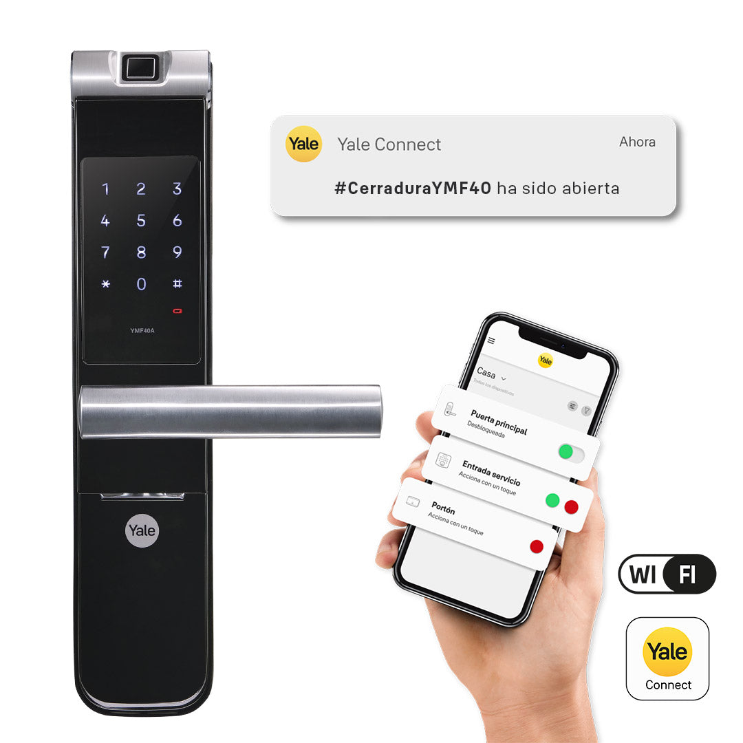 Cerradura Digital YMF40 con Kit de Yale Connect - Imagen 1