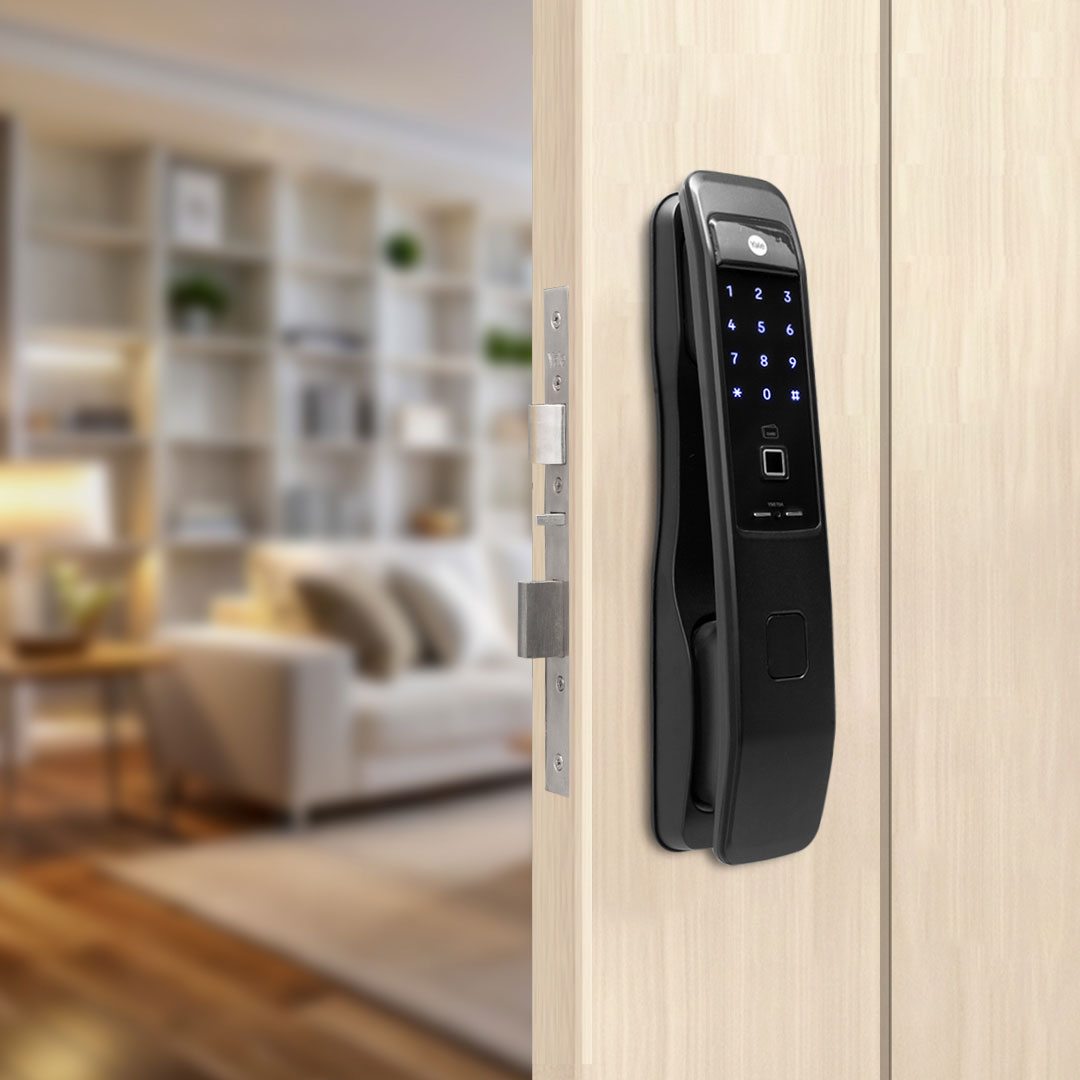 Kit de Yale Connect con Cerradura Digital YMI70 Pull & Push - Imagen 1