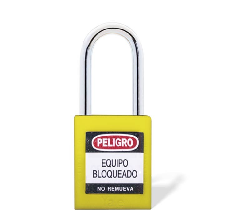 Candado Gancho Metálico Amarillo - Imagen 1