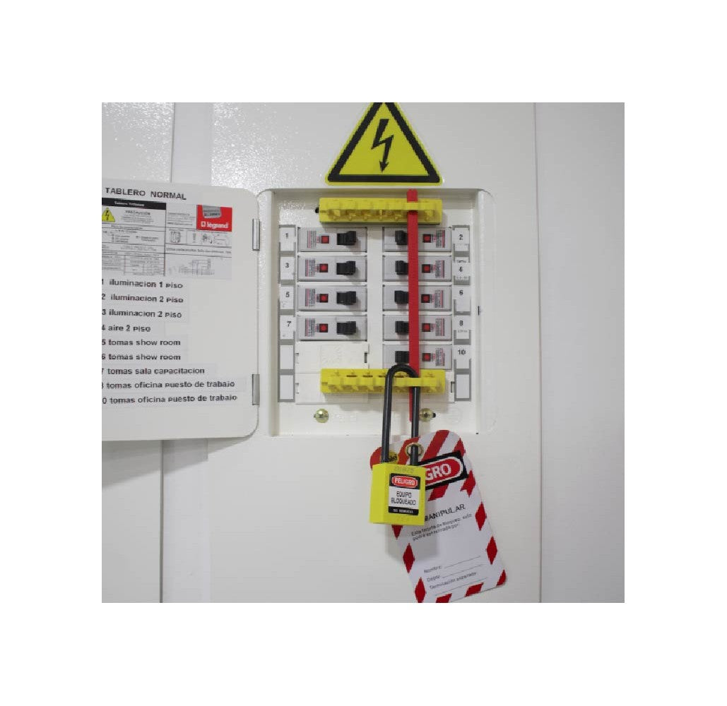 Candado Gancho Metálico Azul - Imagen 1