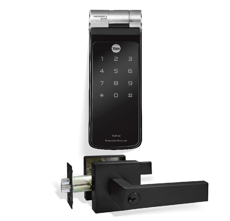 Kit de Cerradura Digital YDF40 + Manija Bari Negra - Imagen 1