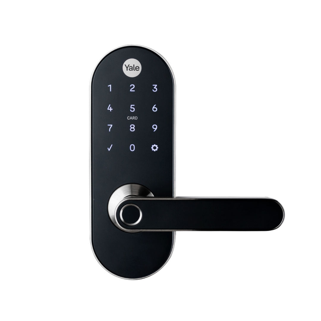 Cerradura Digital Yale YMC420W Silver + Kit Yale Connect - Imagen 1