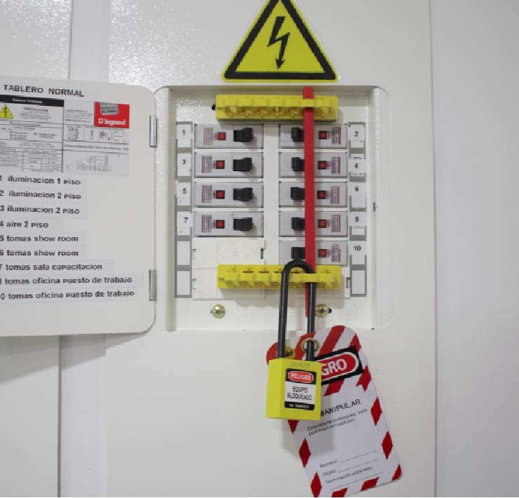 Candado Gancho Metálico Rojo - Imagen 3