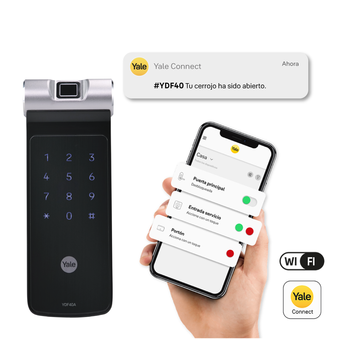 Cerrojo Digital YDF40 Pico de Loro con Kit Yale connect - Imagen 1
