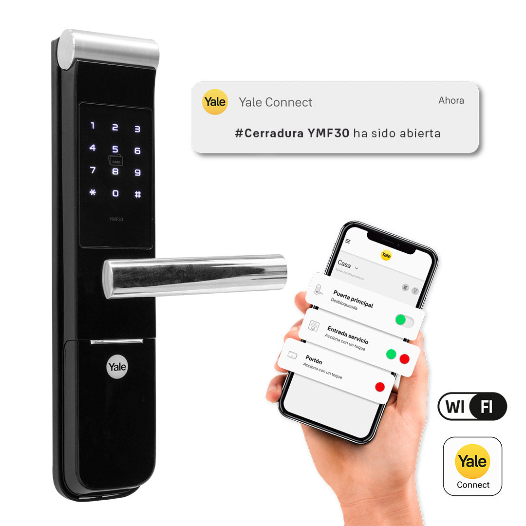 Cerradura Digital YMF30 + Kit de Yale Connect - Imagen 1