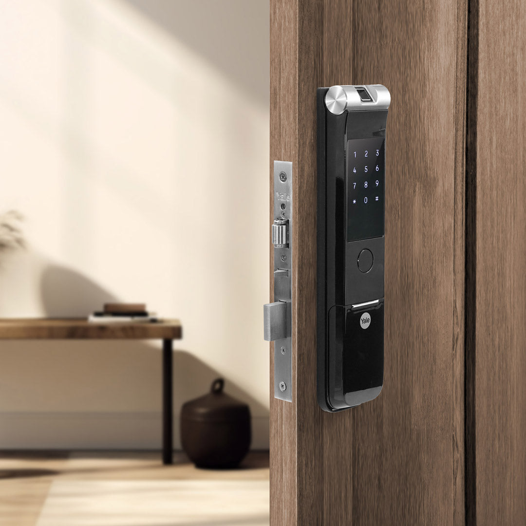Cerradura Digital YMF40 Roller + Kit yale connect - para puertas con haladera o manija - Imagen 1