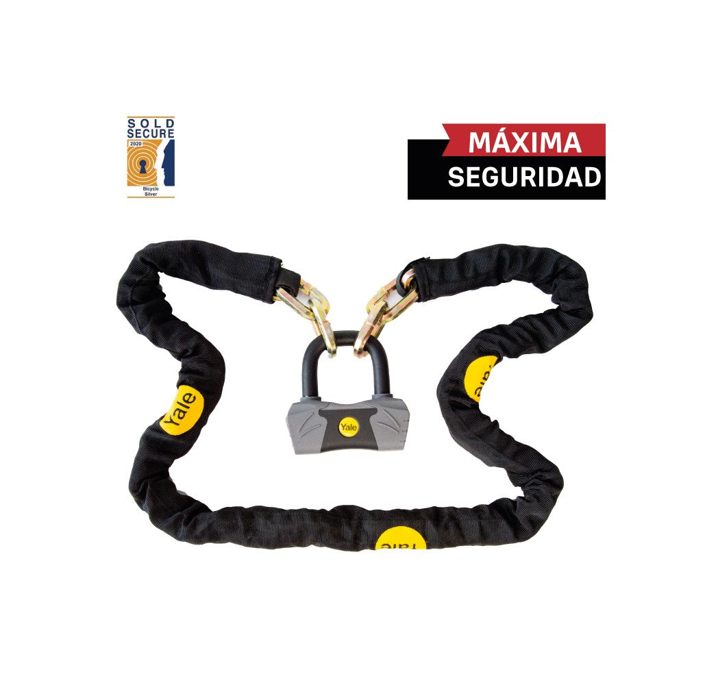 Candado y Cadena en Titanio para Bicicleta YCL3 - Máxima Seguridad y Resistencia - Imagen 1