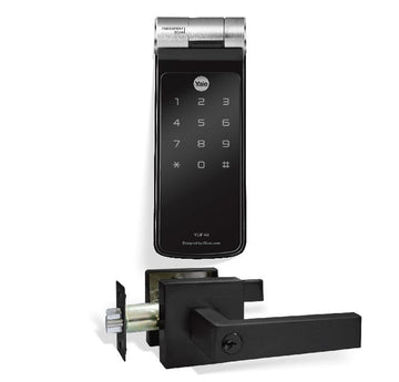 Kit de Cerradura Digital YDF40 + Manija Bari Negra - Imagen 1