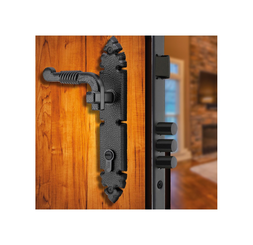 Cerradura Rústica de Incrustar para Puerta de Entrada - Imagen 1