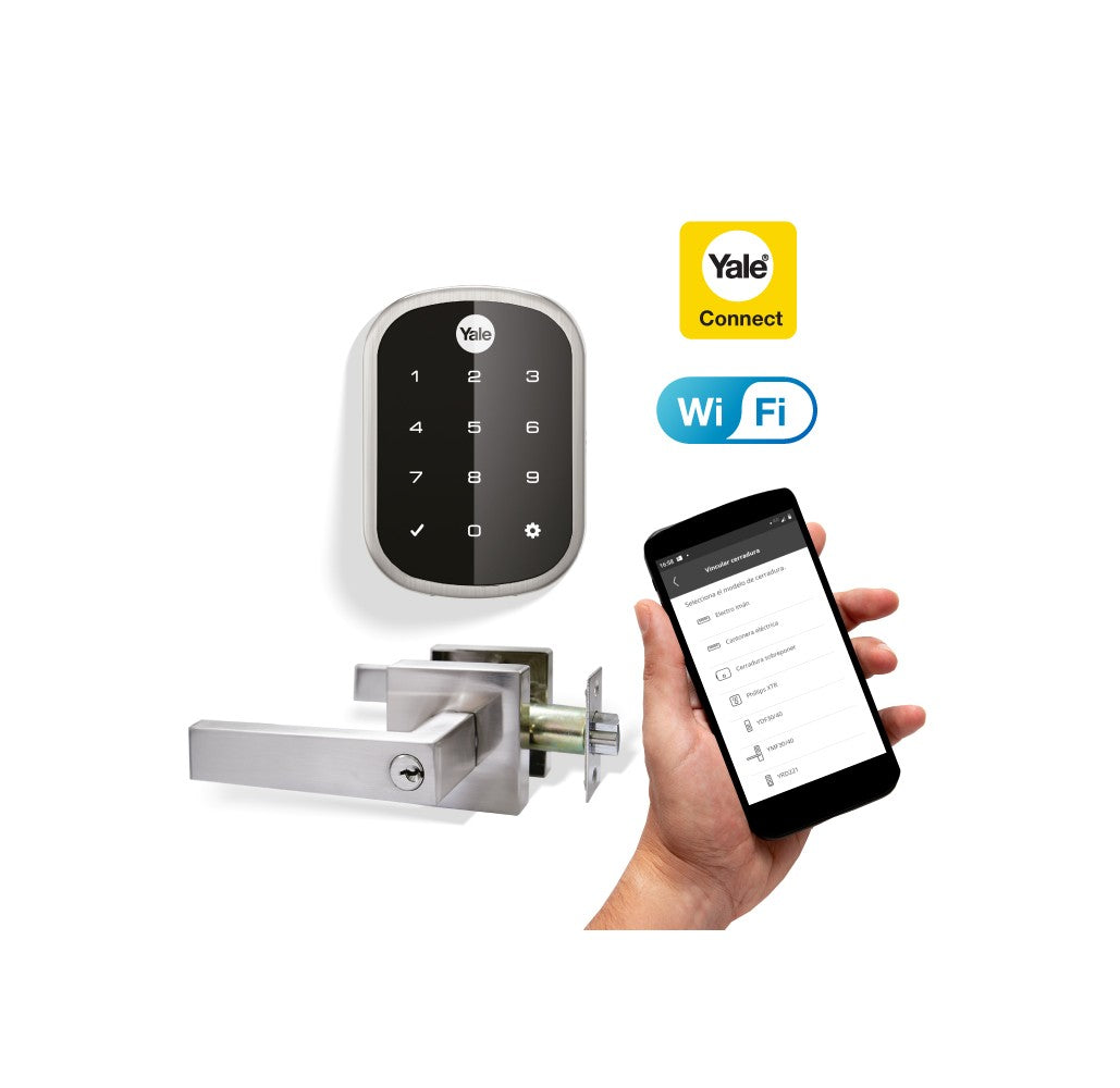 Kit de Yale Connect con Cerrojo Digital YRD256 + Manija Bari - Imagen 1